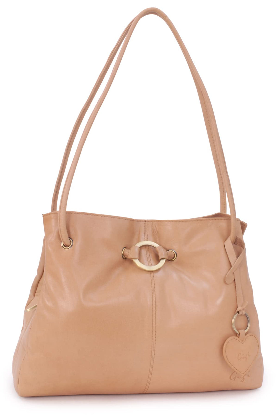 Gigi - Leder - Damenhandtasche/Schultertasche - OTHELLO 4323" Honig, Honig