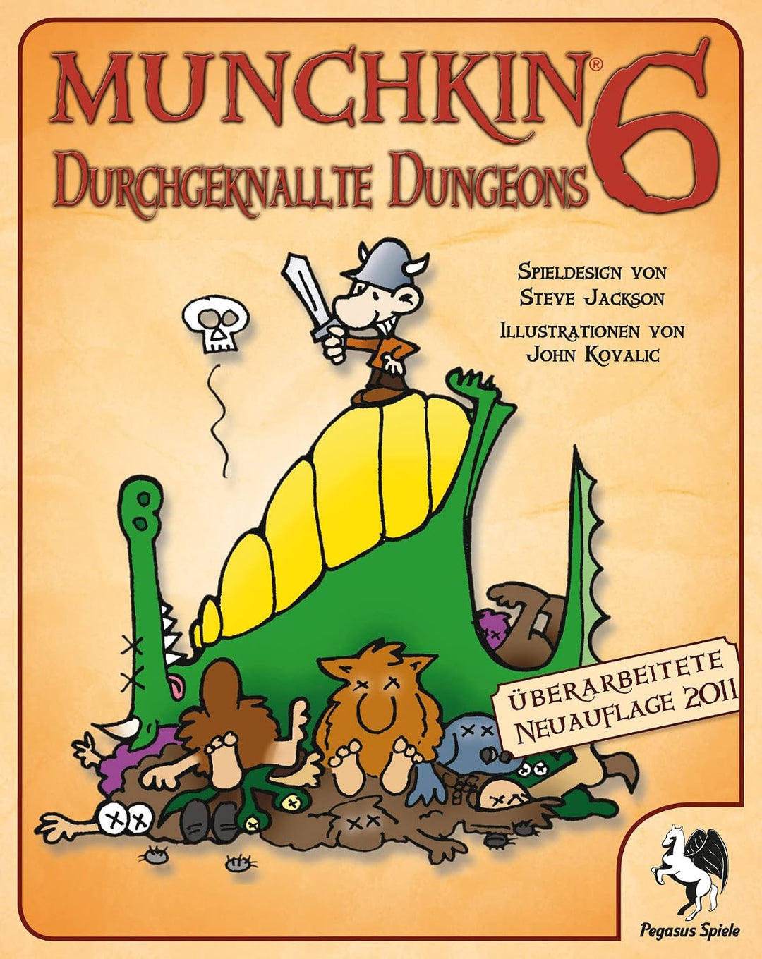 Pegasus Spiele 17216G - Munchkin 6, Durchgeknallte Dungeons, Spielzeug