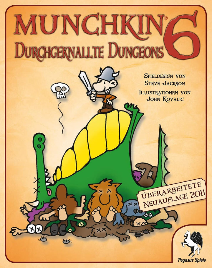 Pegasus Spiele 17216G - Munchkin 6, Durchgeknallte Dungeons, Spielzeug