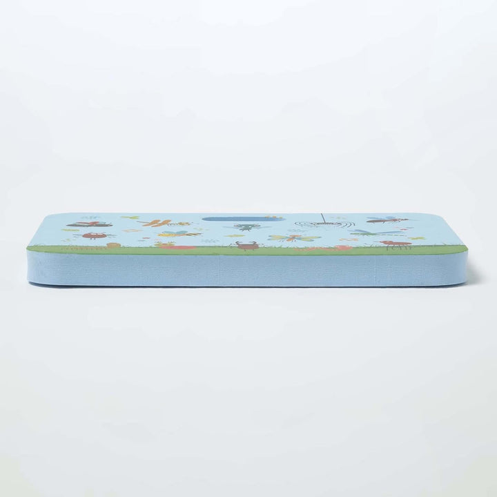 Homescapes Garten Kniekissen für Kinder, buntes Kniepolster 20x28 cm mit Tragegriff, Knieunterlage m