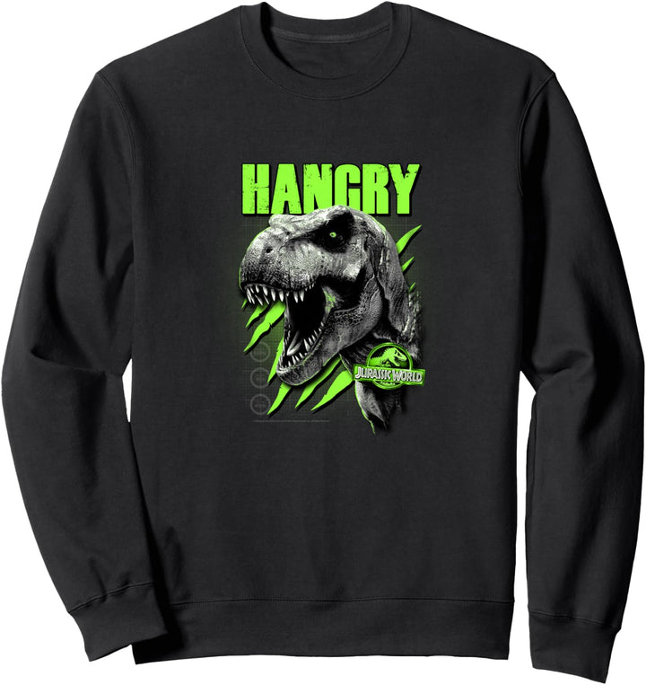 Jurassic World T-Rex Lime Green Hangry Sweatshirt