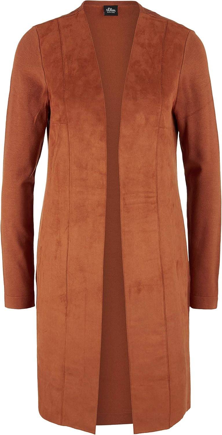 s.Oliver BLACK LABEL Damen Pullover, 48 Brown