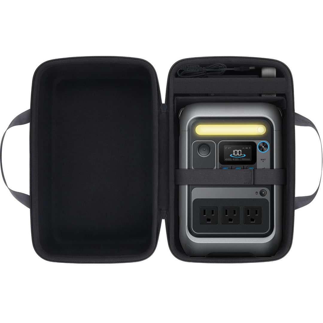 co2CREA Hart Reise Schutz Hülle Etui Tasche für Anker SOLIX C300 /C300X Tragbare Powerstation 300W O