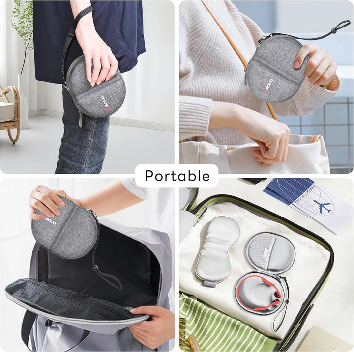 RLSOCO Tasche für SHOKZ OpenRun Pro 2 Mini/OpenRun Pro Mini Knochenschall Sportkopfhörer Grey, Grey