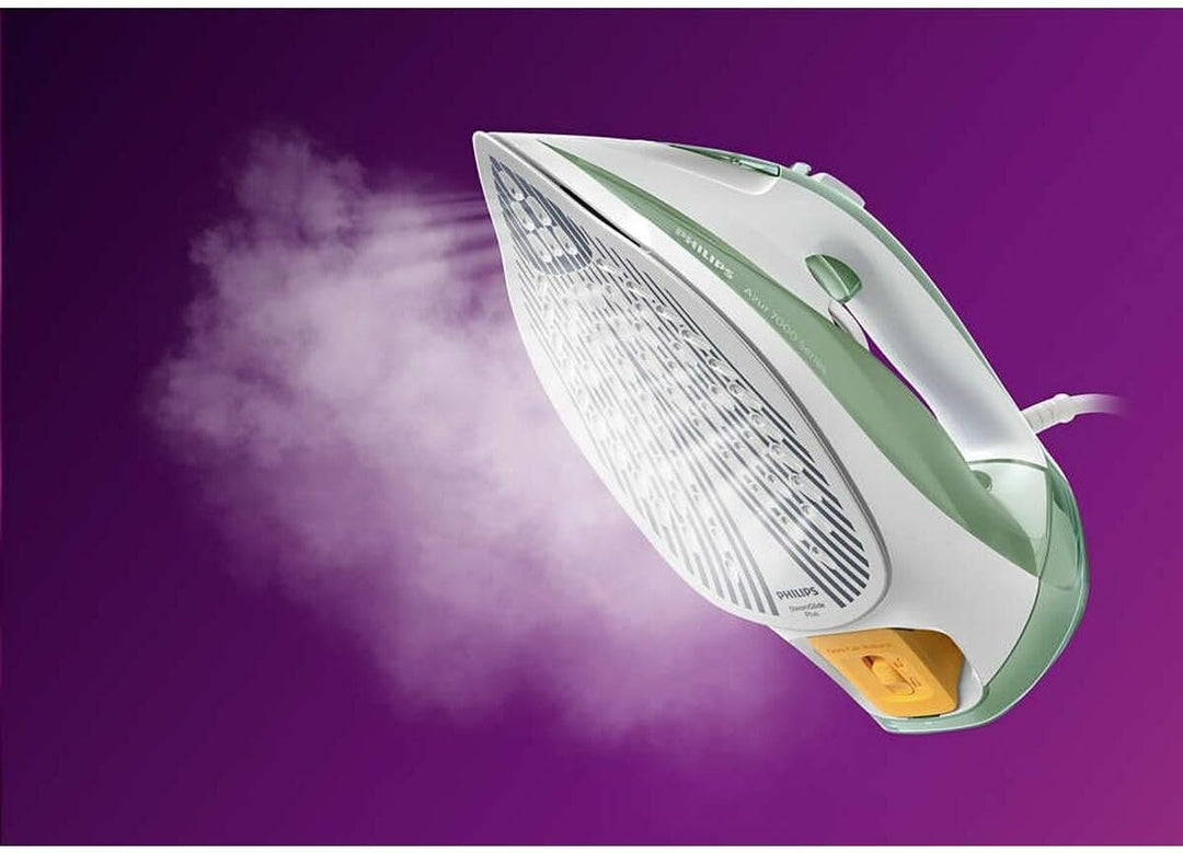 Philips 7000 series DST7012/70 ferro da stiro Ferro a vapore SteamGlide Plus 2600 W Verde, Grigio (I
