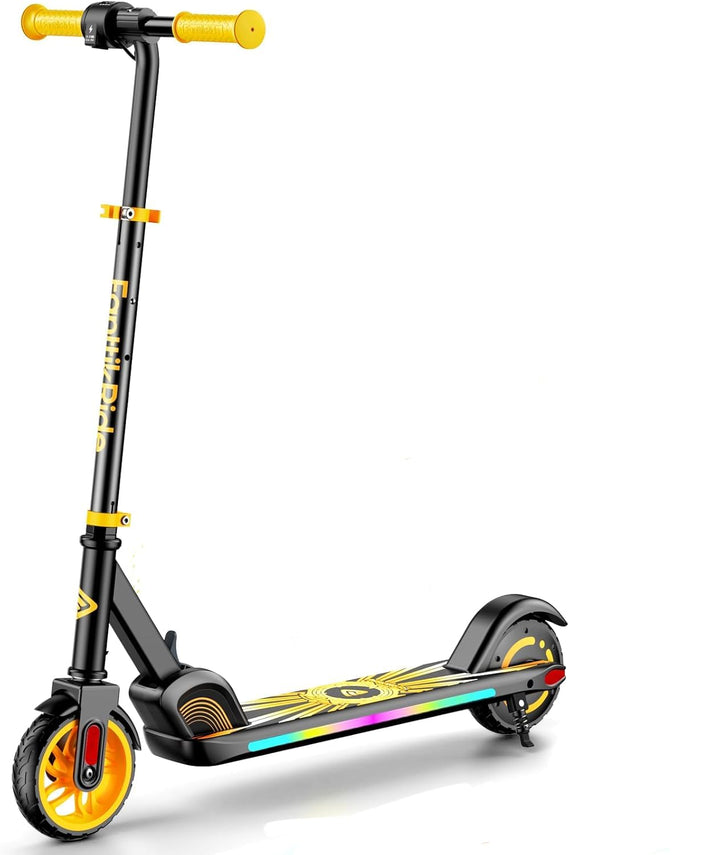 FanttikRide C9 Apex Elektroroller für Kinder 8-12 Jahren, Bluetooth-Musik, Bunte Regenbogenlichter,