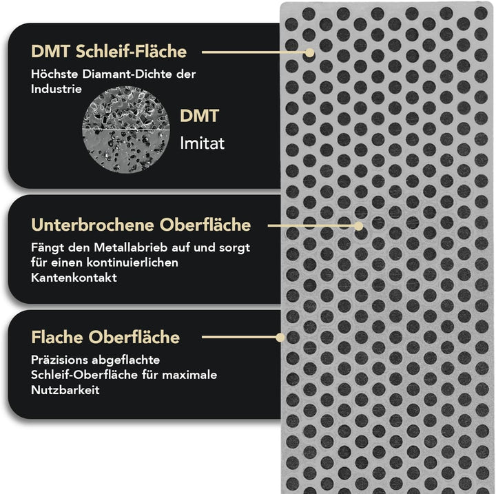 DMT Diamant-Schärfstein extragrob mit Plastikbox, 15.2 cm / 6 Zoll, 1 Stück, W6XP Mehrfarbig, Extra-