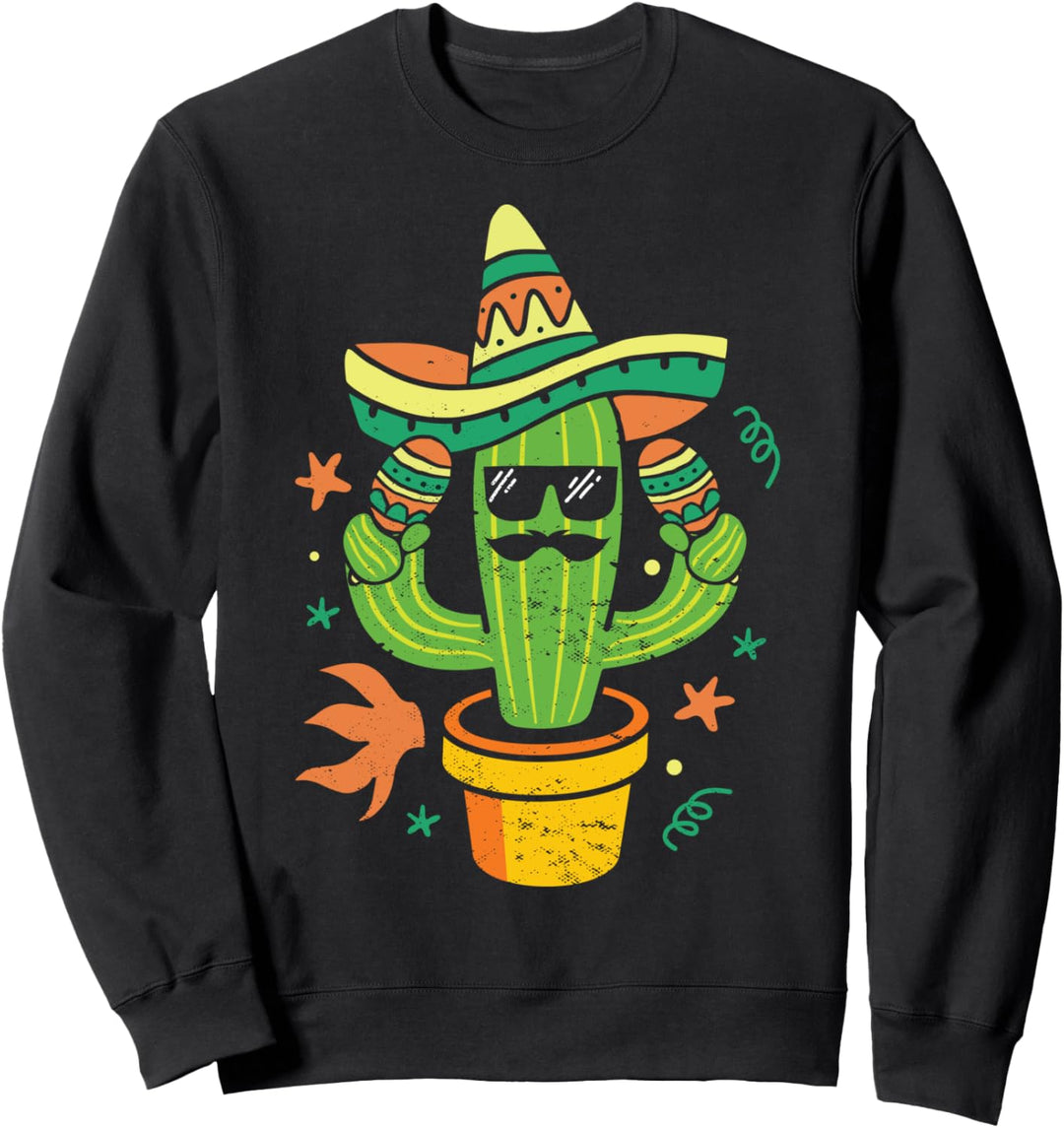 Kaktus Garten Mexikanischer Sombrero Lustige Gärtner Mexiko Sweatshirt