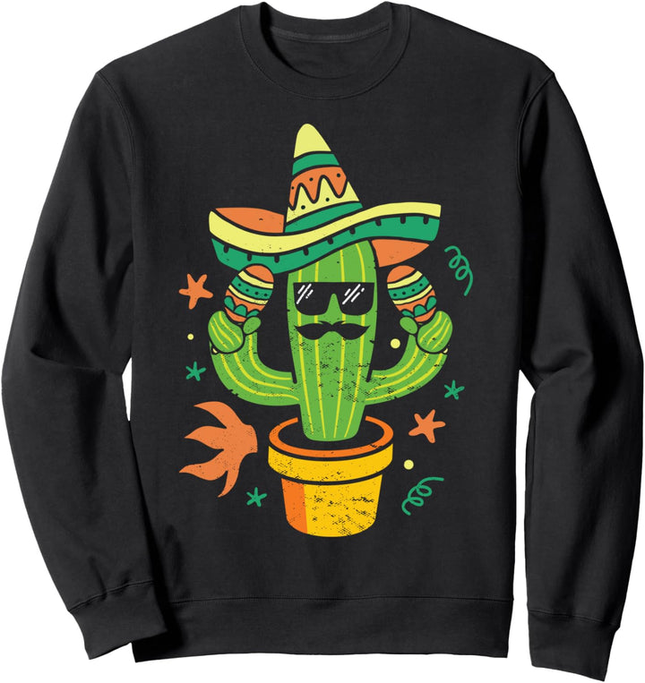 Kaktus Garten Mexikanischer Sombrero Lustige Gärtner Mexiko Sweatshirt