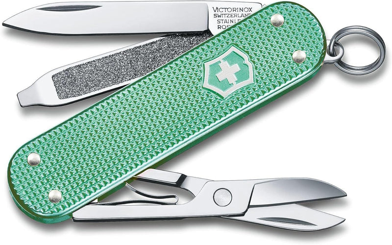 Victorinox, Schweizer Taschenmesser, Classic SD, Multitool, 5 Funktionen, Klinge, klein, Nagelfeile,