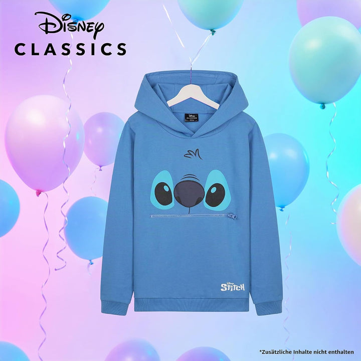 Disney Stitch Pullover Mädchen, Warm, Weich &amp; Trendy, Hoodie Kapuzenpullover für Kinder, Geschenke f