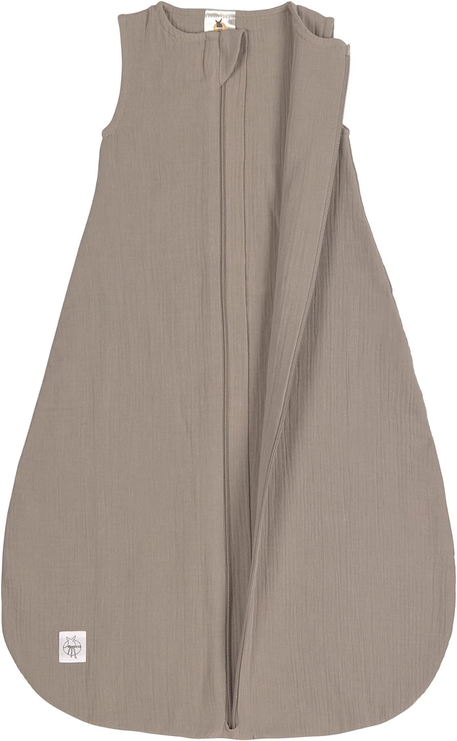 LÄSSIG Baby Sommerschlafsack ohne Ärmel Muslin Baumwolle GOTS zertifiziert unisex/Muslin Sleeping Ba