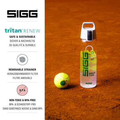 SIGG - Tritan Renew Trinkflasche - Total Clear ONE - Für Kohlensäurehaltige Getränke Geeignet - Spül