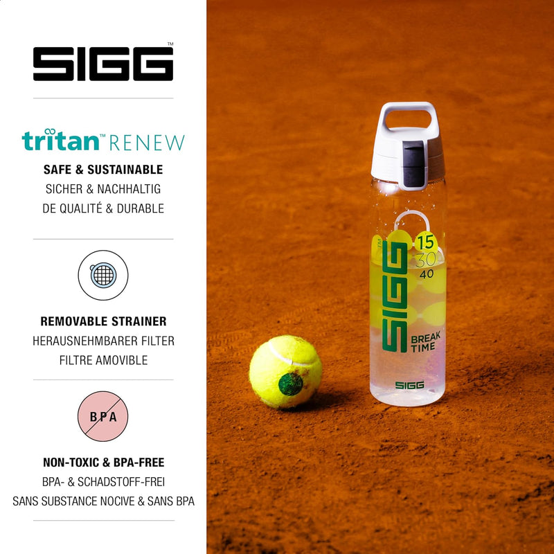 SIGG - Tritan Renew Trinkflasche - Total Clear ONE - Für Kohlensäurehaltige Getränke Geeignet - Spül