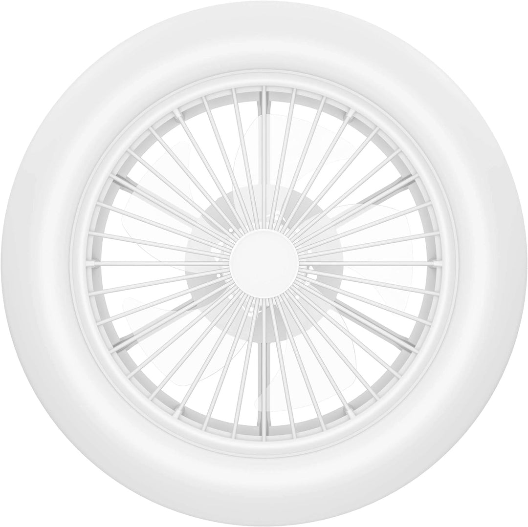 EGLO Deckenventilator mit Beleuchtung Ortona, Ventilator Decke dimmbar mit Fernbedienung, Timer und