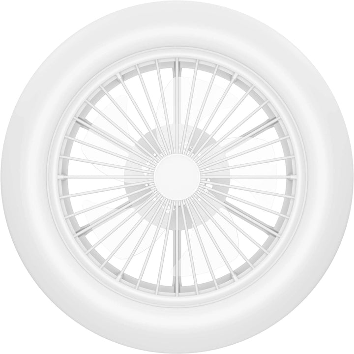 EGLO Deckenventilator mit Beleuchtung Ortona, Ventilator Decke dimmbar mit Fernbedienung, Timer und
