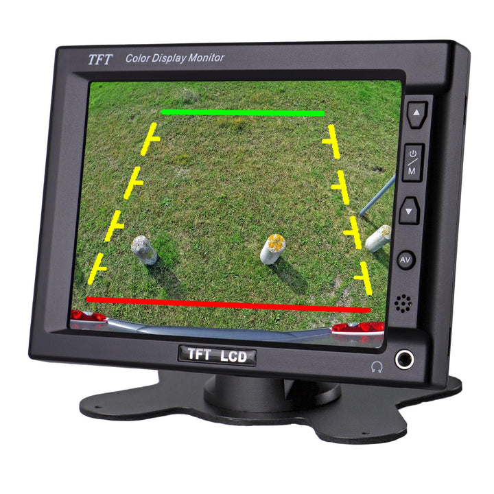 Carmedien 5,6" TFT Monitor CM56 Automonitor Standmonitor Einbaumonitor mit Mini 5,6 Zoll TFT Display