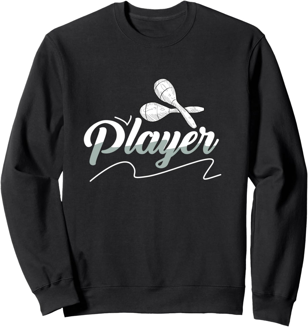 Maracas Spieler Rumbakugeln Rasseln Mexikanische Musik Sweatshirt
