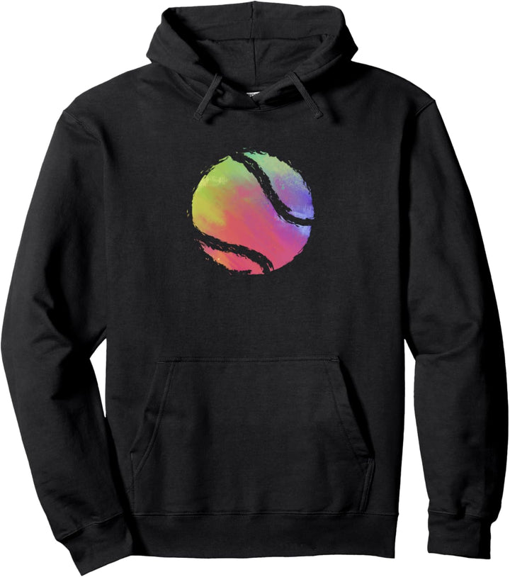 Tennis Tennisschläger Water Splash Tennisball Tennisspieler Pullover Hoodie