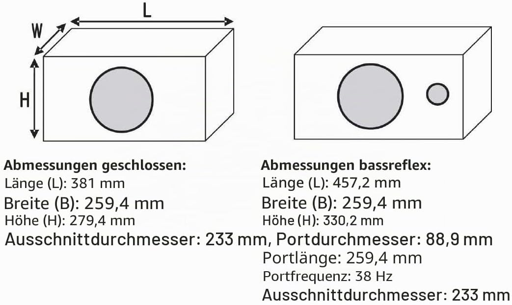 BOSS AUDIO CXX10 BOSS AUDIO CXX10 10 Zoll Chaos Exxtreme Subwoofer 800 Watt schwarz 10 Zoll SVC, 10