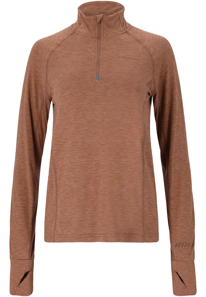 Damen Canna V2 Performance Sweatshirt, 5133 Beaver Fur