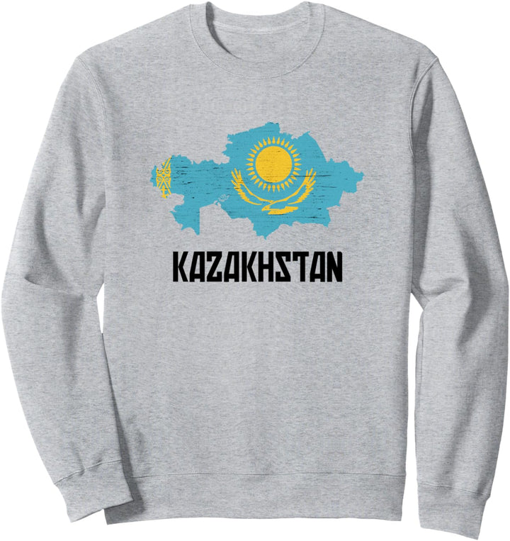 Republik Kasachstan Flagge Sweatshirt