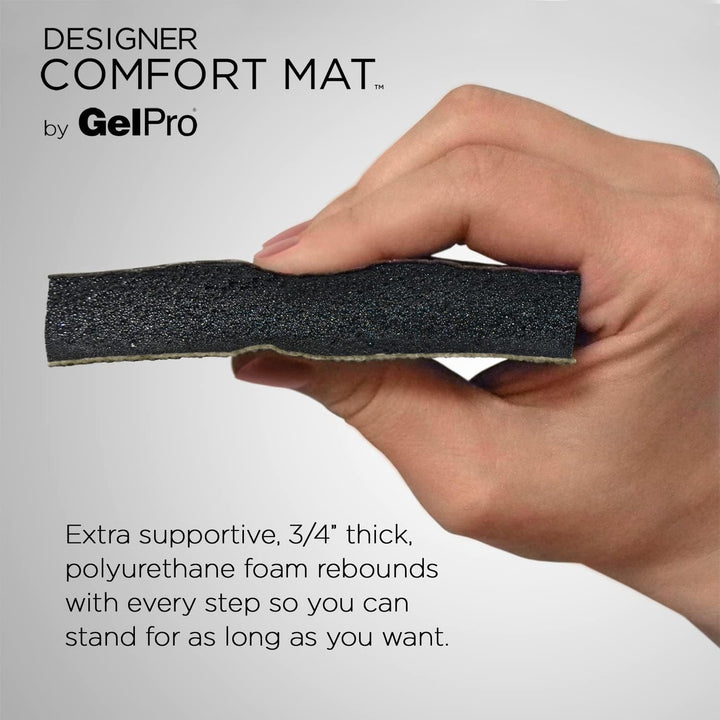 GelPro 817699018588 NewLife by Fussmatte, gegen Ermüdung Ergo-Foam Bodenmatte für die Küche, Schaums