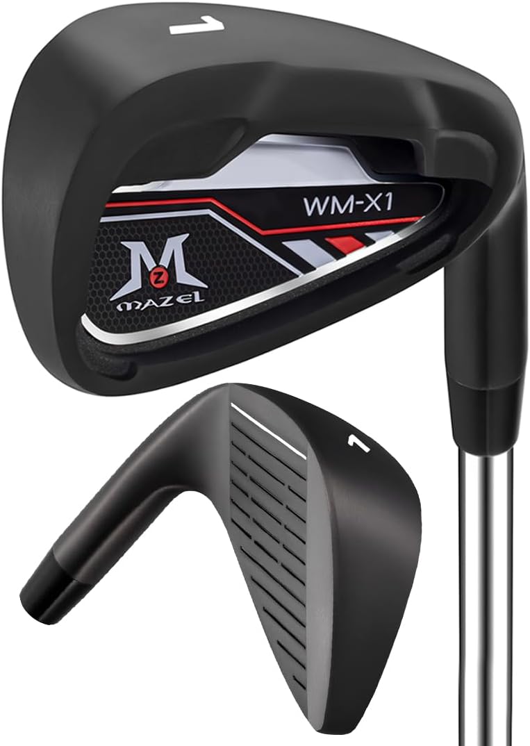 MAZEL Individuelles Golfeisen für Herren | Einzel-Golfschläger-Eisen | Golf-Eisen-Set 1-2-3-4-5-6-7-