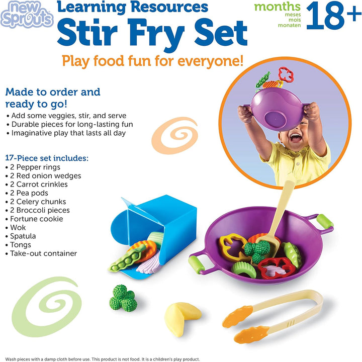 Learning Resources New Sprouts Wok-Set Pfannengerührtes, Pfannengerührtes