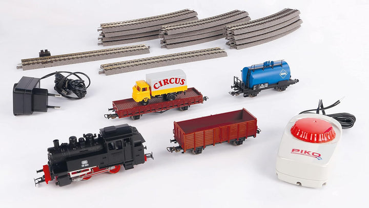 57113 Start-Set mit Bettung Güterzug