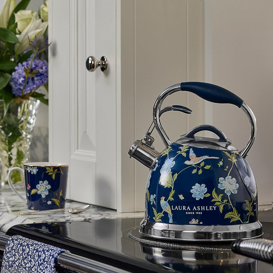 Laura Ashley Toaster und Stove Top Wasserkocher Set von VQ (Elveden Marine, Induktions Wasserkocher