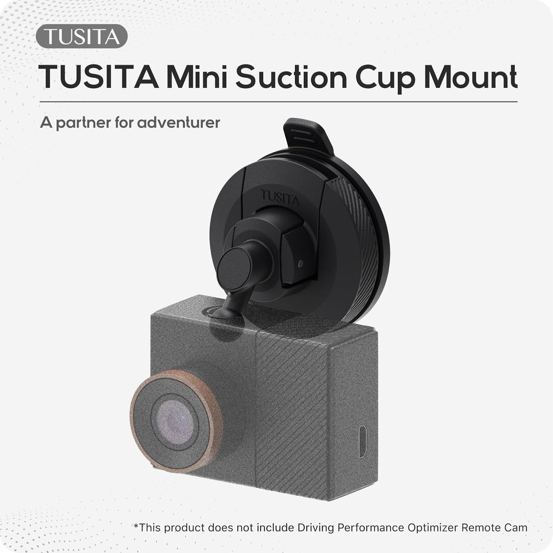 TUSITA Mini Saugnapf Halterung Kompatibel mit Garmin Dash Cam 45 46 47 55 56 57 65W 66W 67W,Speak Pl