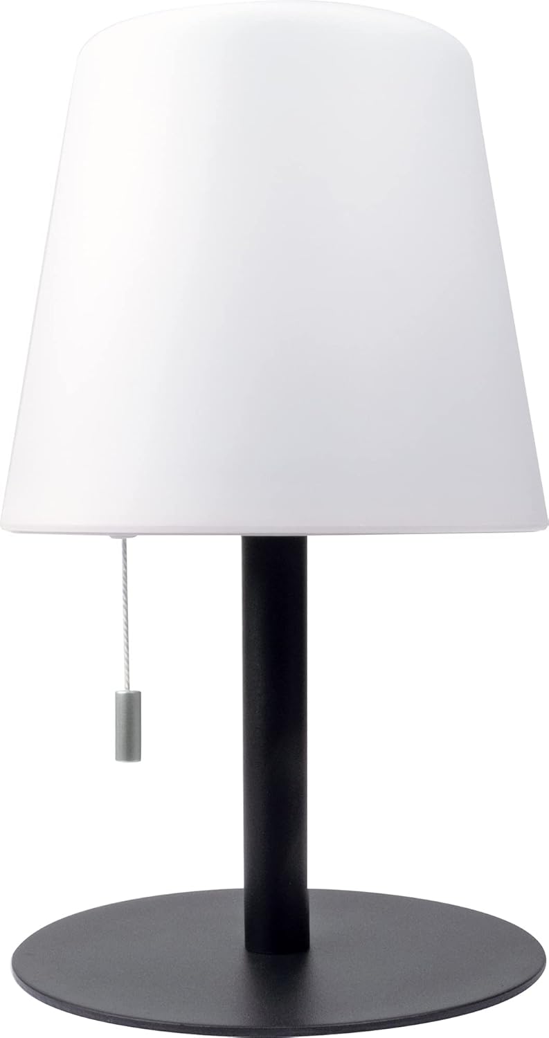 SCHWAIGER Solar Lampe aussen Tischleuchte RGB LED IP44 wetterfest dimmbar 3 Lichtmodi Solarpanel 15h