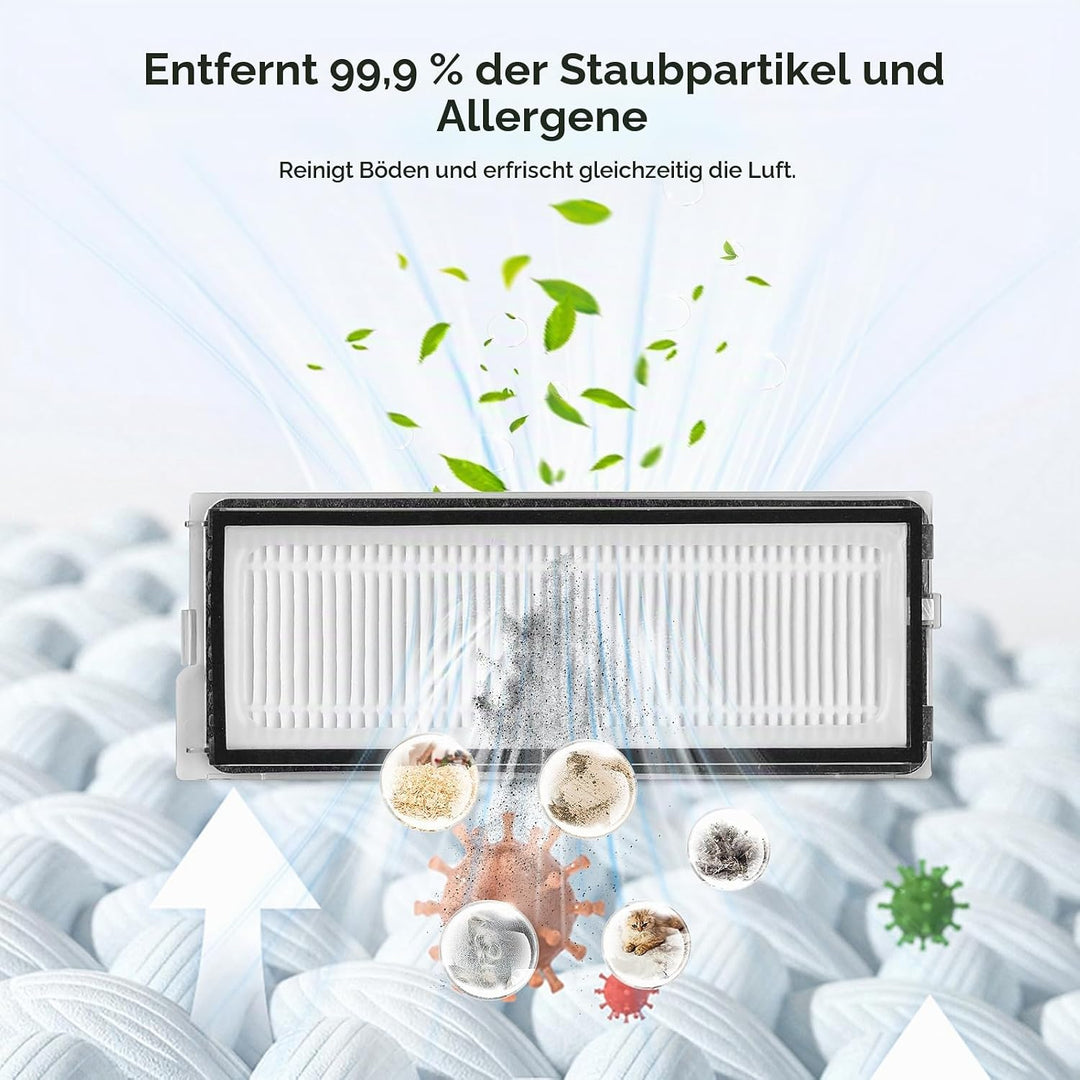 26 Ersatzzubehör für Roborock QV 35A / QV 35S / QR 798 / QR 598 Staubsauger Roboter, 6 Staubbeutel,