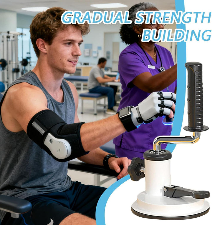 Arm Recovery Bike, Tragbares Gelenkfreundliches Leises Armtraining Heimtrainer für ältere Männer Sen