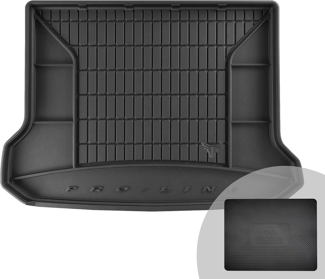FROGUM ProLine 3D Gummimatte Exklusive Auto Kofferraummatte Kofferraumwanne für Volvo XC60 I 2008-20