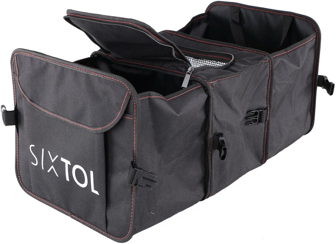CAR COMPACT 5 THERMO | Kofferraum-Organizer, 5 Fächer, Thermotasche, faltbar | Kofferraumtasche | Zu