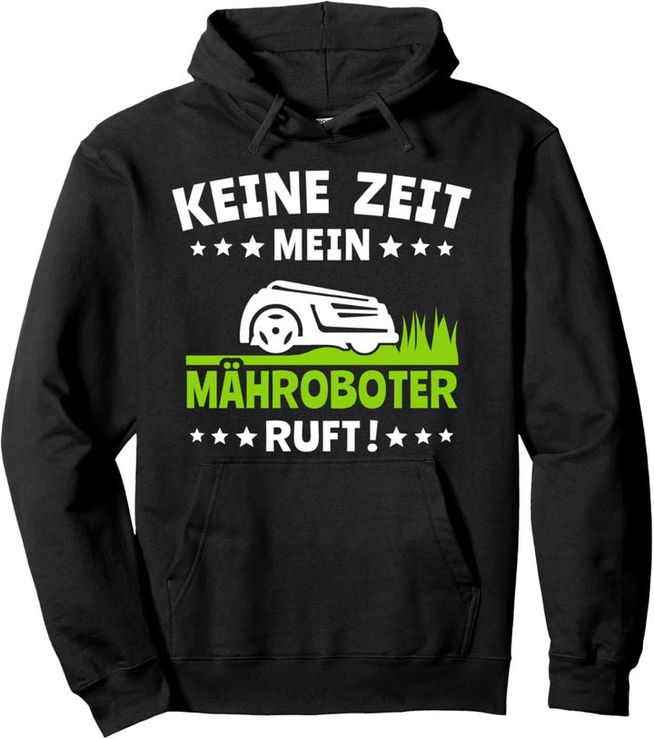 Mähroboter Sprüche Rasenflüsterer Garten Kleingarten Mäher Pullover Hoodie