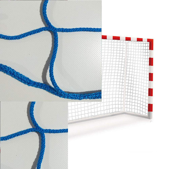 1 Paar Handball- und Futsal-Netze, Blau, Grün, Rot oder Schwarz, 3 x 2 m, aus Polypropylen, 3 mm, pr