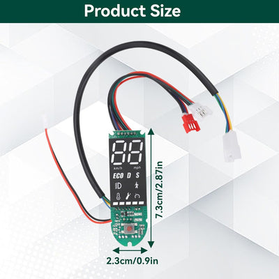 HERCHR Elektroroller Armaturenbrett, 8,5–10 Zoll Elektroroller Armaturenbrett Platine Datenanzeige B