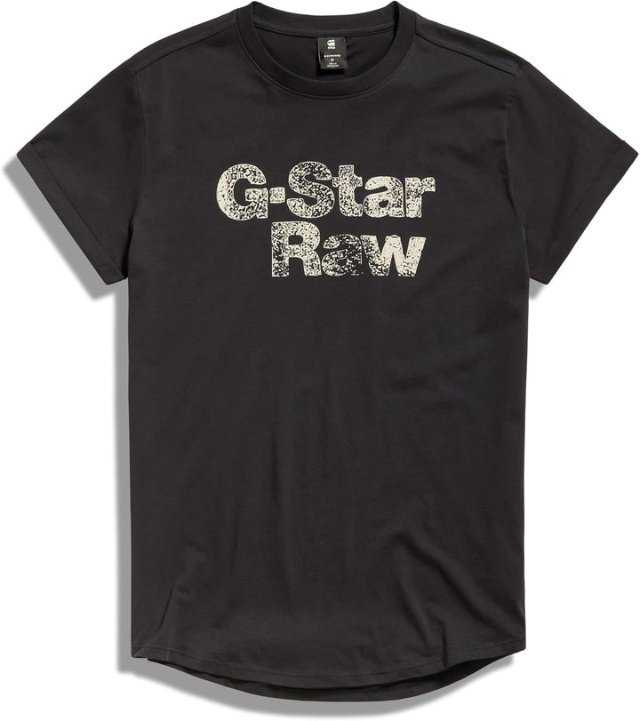 G-STAR RAW Herren Painted Graphic Lash T-Shirt S Schwarz (Dk Black D24667-336-6484), S Schwarz (Dk B