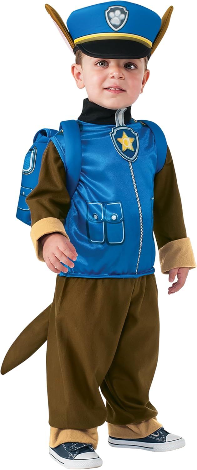Rubie's 3610502 - Paw Patrol Chase Weste T (1-2 Jahre), Weste T (1-2 Jahre)