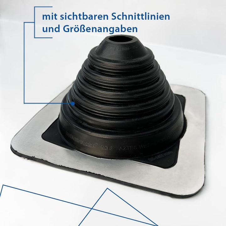 Rohrmanschette Nr. 2, Gummimanschette 22-101mm, EPDM, für Durchbrüche