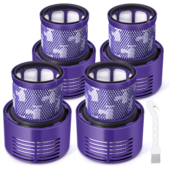 4 Stück V10 Filter für Dyson, Waschbarer Vakuumfilter-Ersatz für Dyson V10 SV12 Cyclone Animal Absol