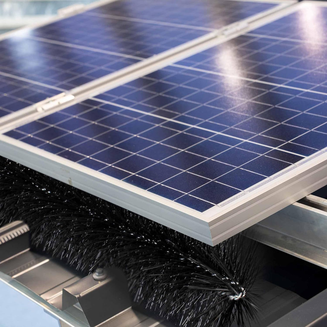 Wiltec Nistschutzbürsten 120cm Ø 15cm 20 Stück für Solarpaneele Effektiver Flexibler Einnistschutz