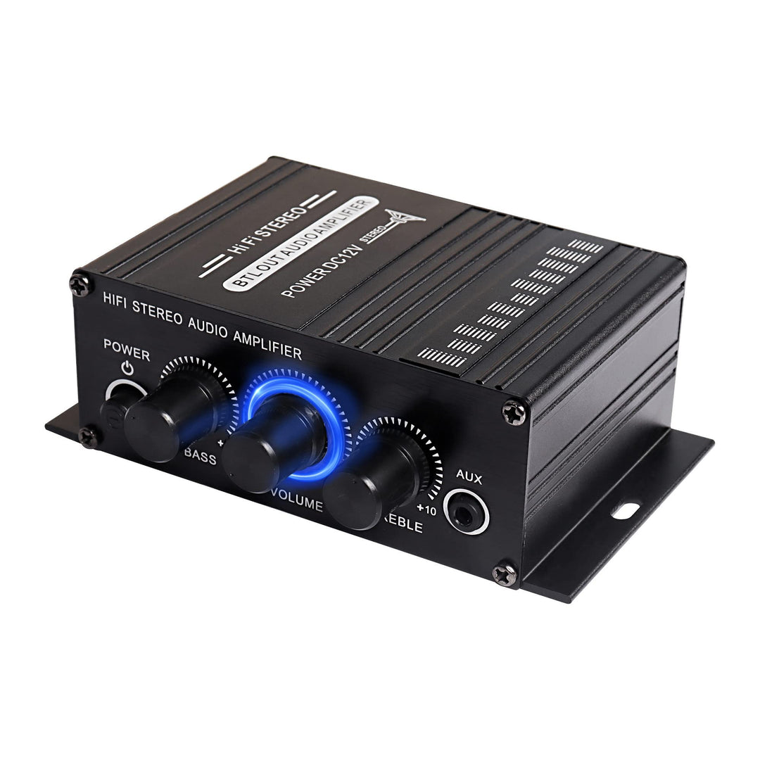 12V HiFi Stereo Audio Verstärker für Auto 2 Kanal HiFi Bass Audio Subwoofer Verstärker für Autos CD