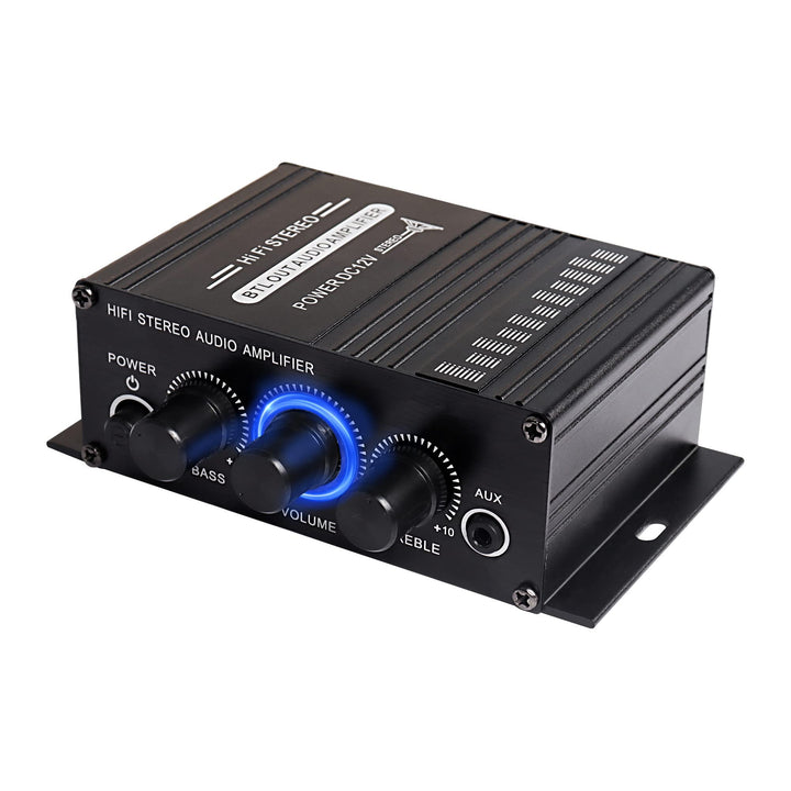 12V HiFi Stereo Audio Verstärker für Auto 2 Kanal HiFi Bass Audio Subwoofer Verstärker für Autos CD