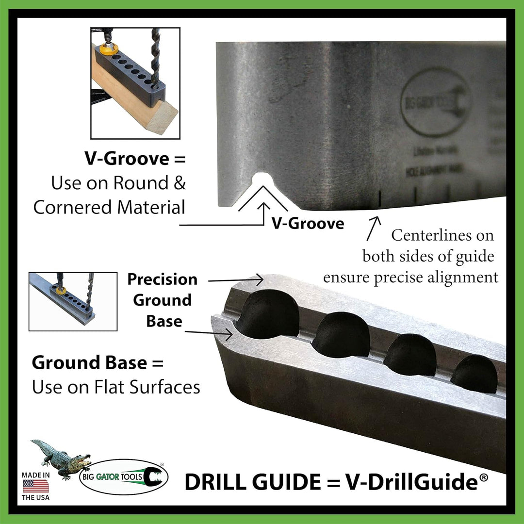 Big Gator Tools std1000dgnp v-Drill Guide