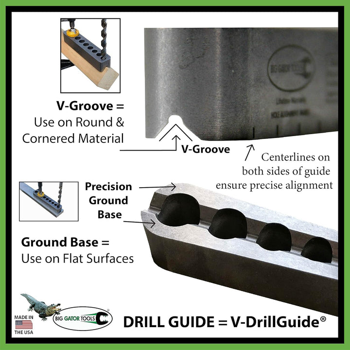 Big Gator Tools std1000dgnp v-Drill Guide