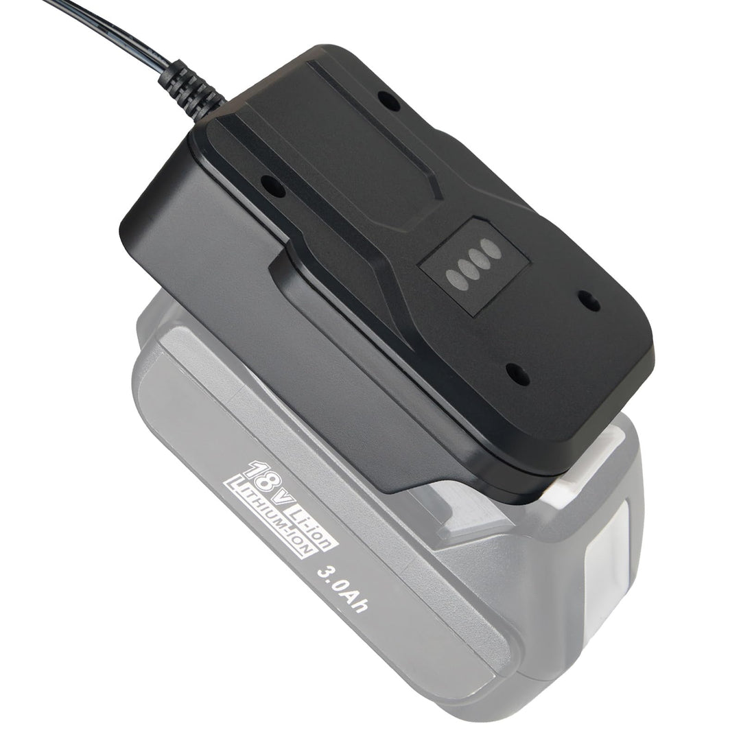 18-V-Schnellladegerät, kompatibel mit Makita 18-V-Lithium-Ionen-Akku für Makita BL1815 BL1850 BL1830